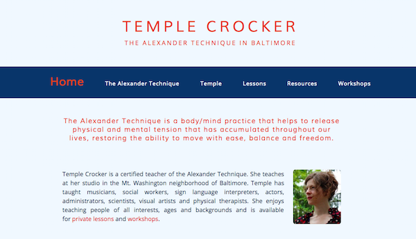 Temple Crocker website